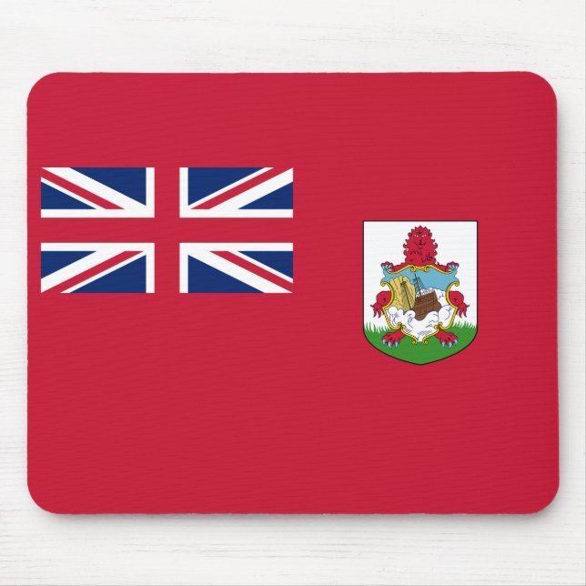 Patriotische Bermuda-Flagge Mousepad (Vorne)