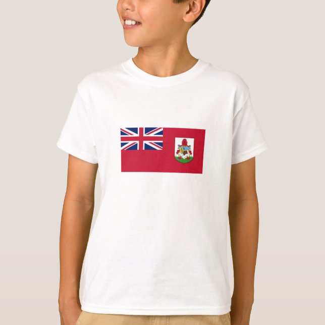 Patriotische Bermuda-Flagge T-Shirt (Vorderseite)