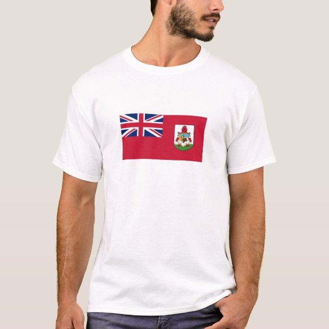 Patriotische Bermuda-Flagge T-Shirt (Vorderseite)