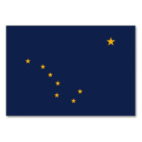 Patriotische, besondere Tischkarte mit Flagge von 