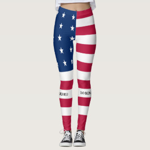 Patriotische Bikini-Atoll-Flag-Leggings Leggings