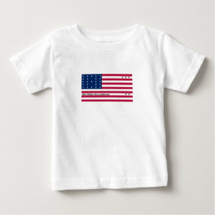 Patriotische Bikini-Atoll-Flagge Baby T-shirt