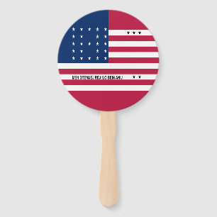 Patriotische Bikini-Atoll-Flagge Fächer