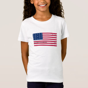 Patriotische Bikini-Atoll-Flagge T-Shirt