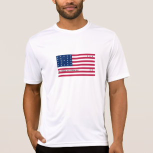 Patriotische Bikini-Atoll-Flagge T-Shirt
