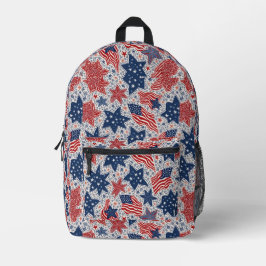 Patriotische Blase 2 Bedruckter Rucksack