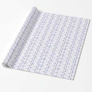 Patriotische blaue Ombre-Sterne Geschenkpapier