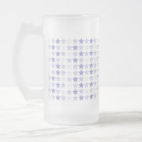 Patriotische blaue Ombre-Sterne