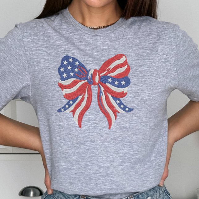 Patriotische Bogen-Sublimation Tri-Blend Shirt (Von Creator hochgeladen)