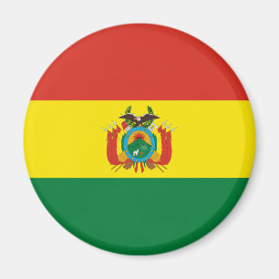 Patriotische Bolivienflagge Magnet