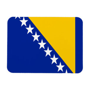 Patriotische bosnisch-herzegowinische Flagge Magnet