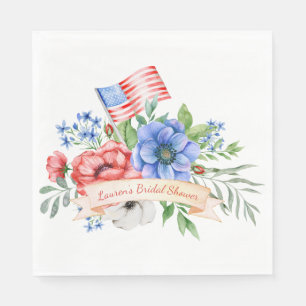 Patriotische Brautdusche Servietten
