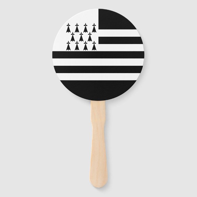 Patriotische Bretagne Fächer (Vorderseite)
