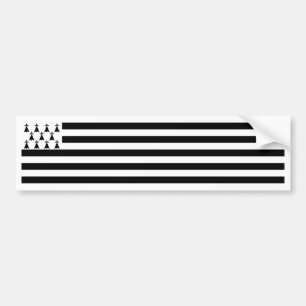 Patriotische Bretagne-Flagge Autoaufkleber