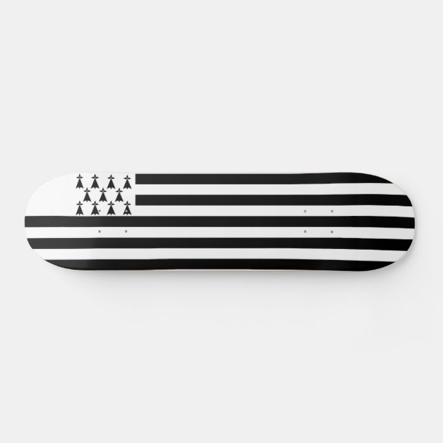 Patriotische Bretagne Skateboard (Horizontal)