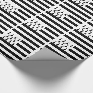 Patriotische bretonische Flagge Geschenkpapier