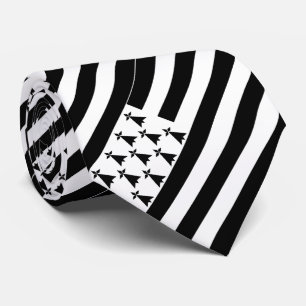 Patriotische bretonische Flagge Krawatte