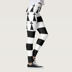 Patriotische bretonische Flagge Leggings