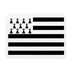 Patriotische bretonische Flagge Magnet
