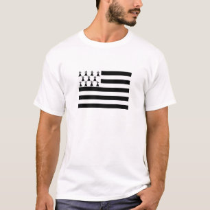Patriotische bretonische Flagge T-Shirt