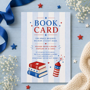 Patriotische Bücher für Baby-Karte Begleitkarte