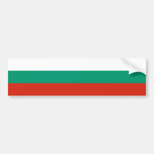 Patriotische Bulgarische Flagge Autoaufkleber