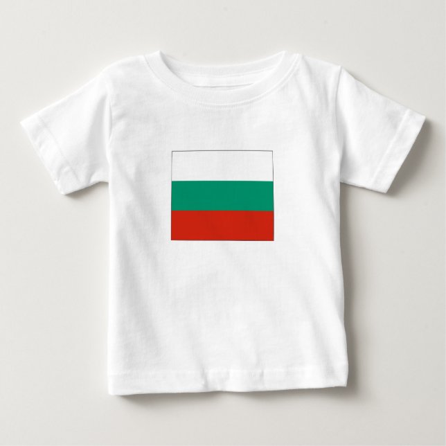 Patriotische Bulgarische Flagge Baby T-shirt (Vorderseite)