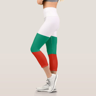 Patriotische Bulgarische Flagge Capri Leggings
