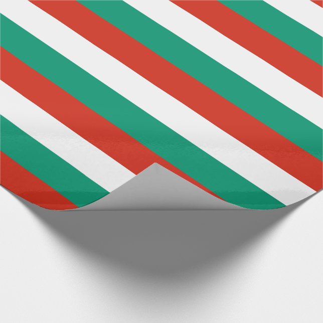 Patriotische Bulgarische Flagge Geschenkpapier (Ecke)
