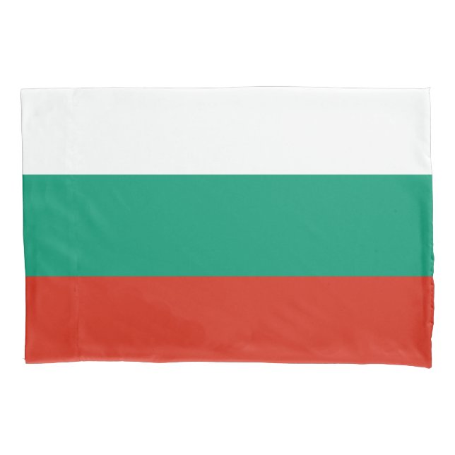 Patriotische Bulgarische Flagge Kissenbezug (Vorderseite)