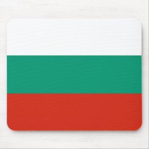 Patriotische bulgarische Flagge Mousepad