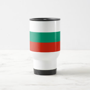 Patriotische bulgarische Flagge Reisebecher