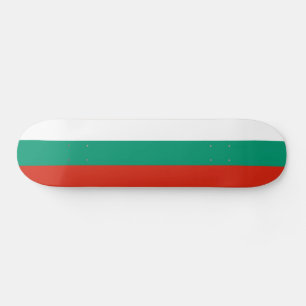 Patriotische bulgarische Flagge Skateboard