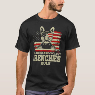Patriotische Bulldog alle Hunde sind Cool, aber fr T-Shirt