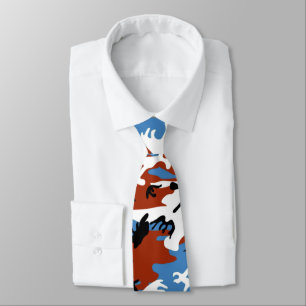 Patriotische Camouflage Krawatte