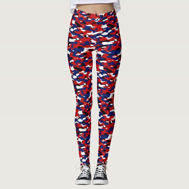 Patriotische Camouflage Leggings (Vorderseite)