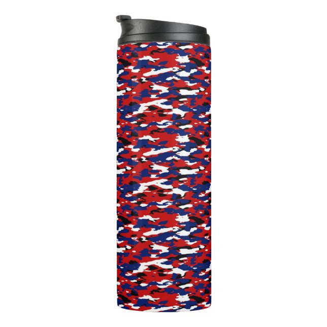 Patriotische Camouflage Thermosbecher (Nach rechts gedreht)