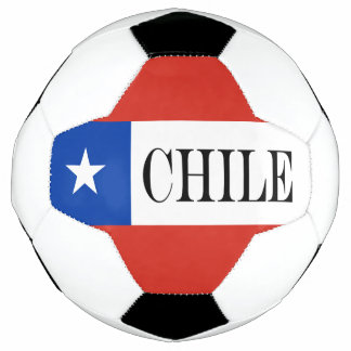 Patriotische Chile-Flagge Chiles Fußball