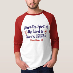 Patriotische Christliche Bibelfreiheit T-Shirt
