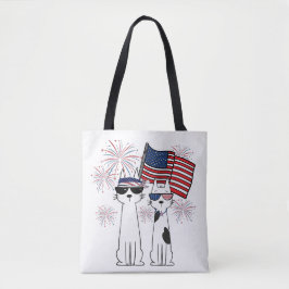 Patriotische Coole Katzen