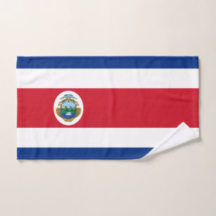 Patriotische costa-ricanische Flagge Handtuch