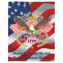 Patriotische Decke 30" x40" 50" x60" 60" x80 "