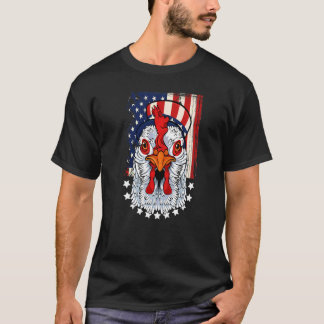 Patriotische Delphin 4. Juli Niedliche US-amerikan T-Shirt