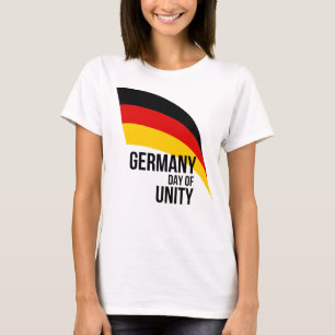 Patriotische deutsche Flagge, Deutschland Tag der T-Shirt