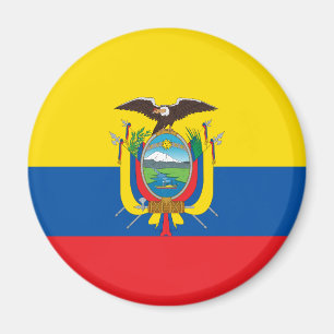 Patriotische Ecuador-Flagge Magnet