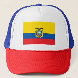 Patriotische ecuadorianische Flagge Truckerkappe