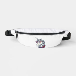 Patriotische Einhorn-Flagge-Sonnenbrille Vintage V Bauchtasche