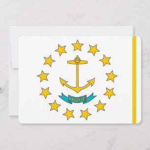 Patriotische Einladungen mit der Flagge der Insel