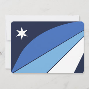 Patriotische Einladungen mit Flagge von Kolumbien,