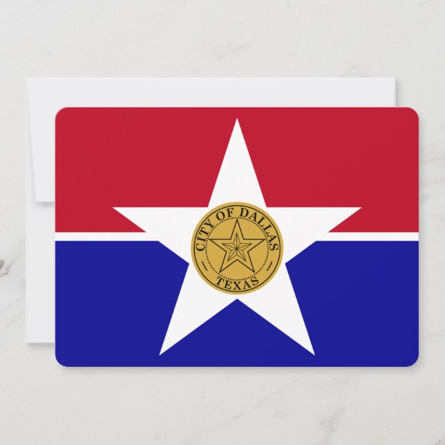 Patriotische Einladungen unter der Flagge von Dall (Vorderseite)